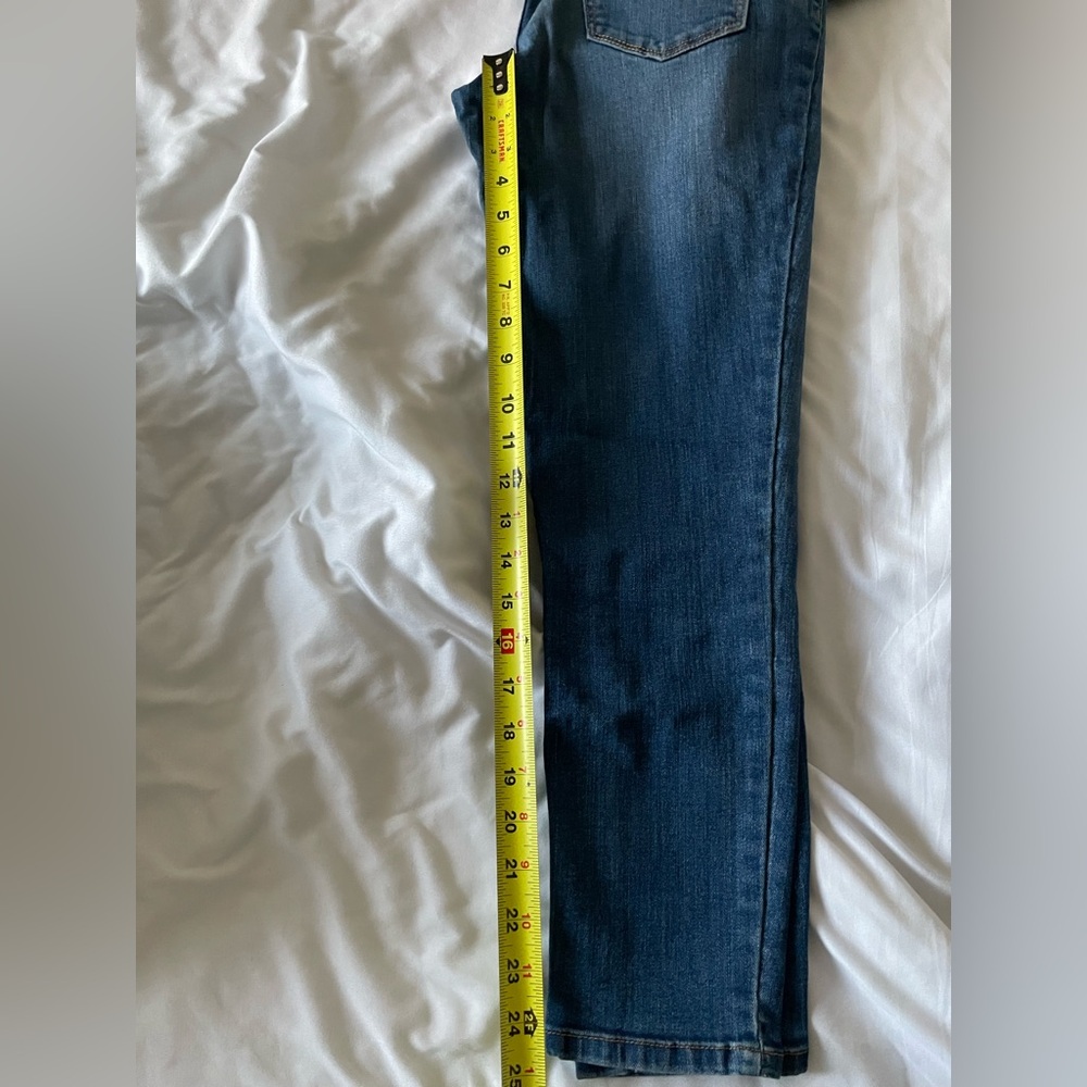 Ingrid and isabel maternity skinny crop jeans Dark Wash Women’s Size 2 - Picture 5 of 8